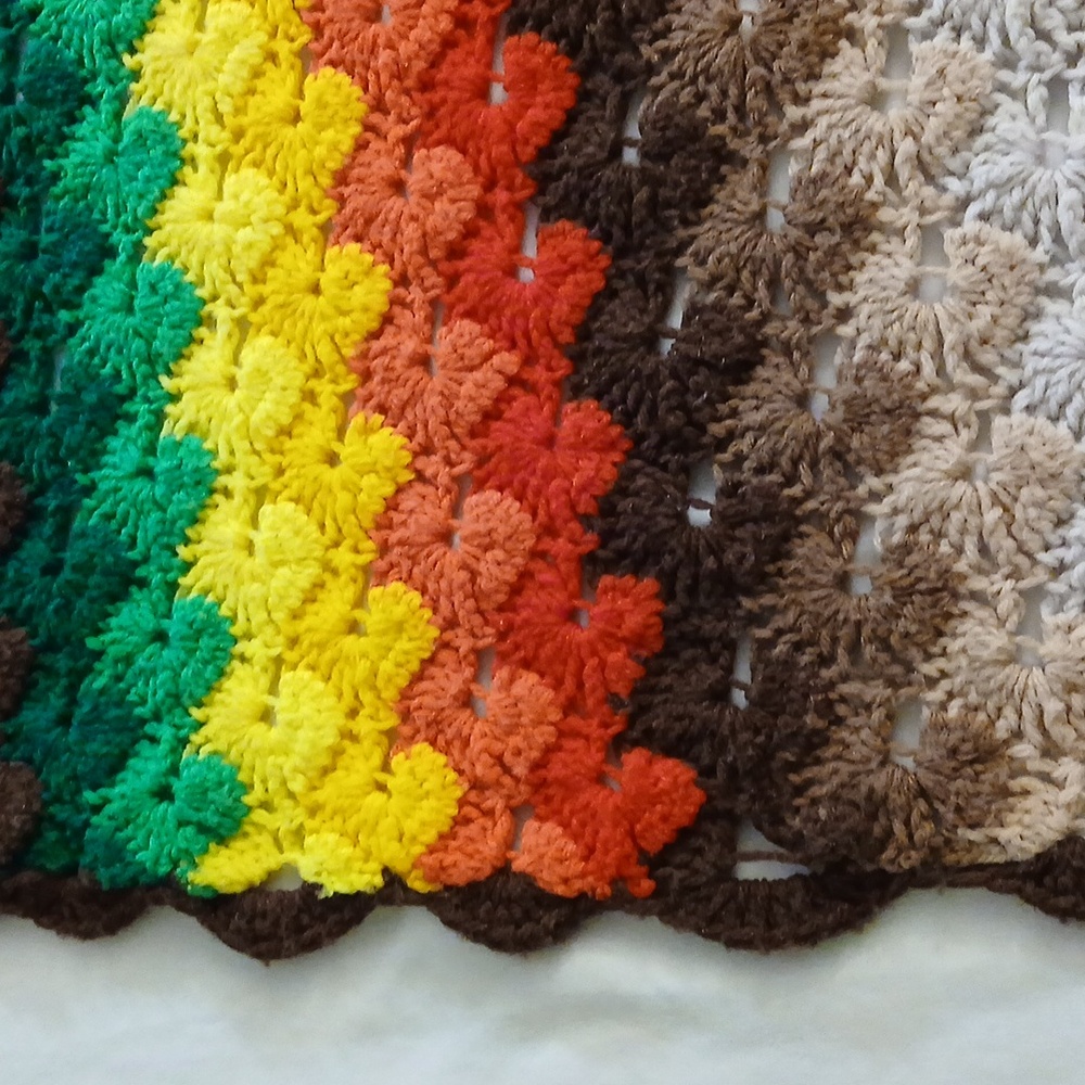 Colorful Crochet Blanket - Picture 4 of 9